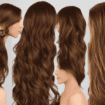 E, split-screen image featuring a damaged, brittle hair strand on the left, with frizzy ends and visible breakage, and a healthy, luscious hair strand on the right, with a subtle shine and smooth texture, against a soft, creamy background